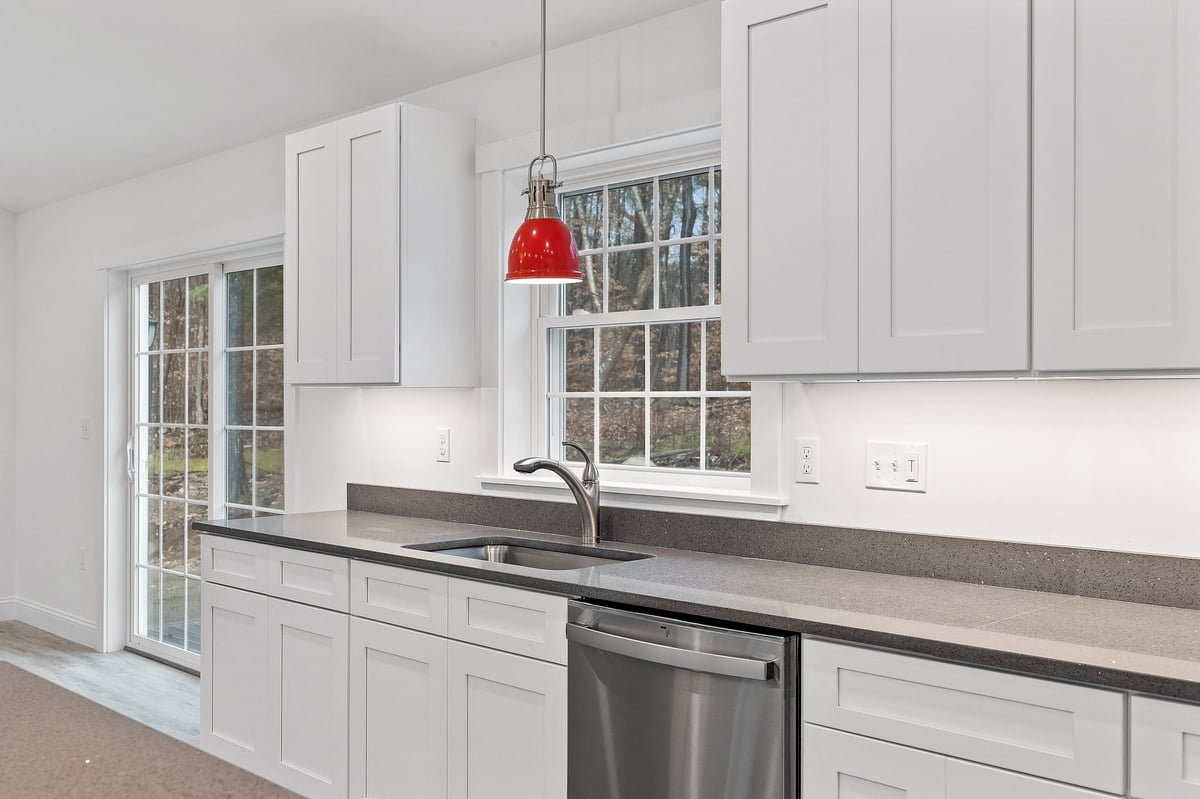 Modern White cabinet option